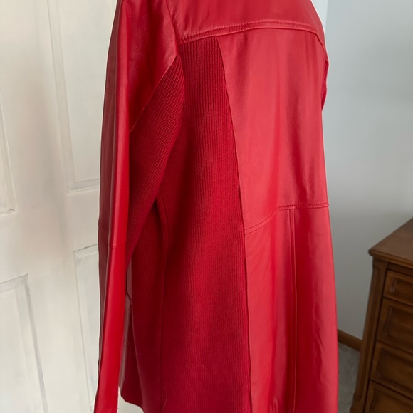 Louis Dell’Olio Linea Lambskin Red Jacket - Picture 2 of 13